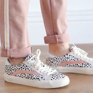 Madewell Spotted Calf Hair Sneakers